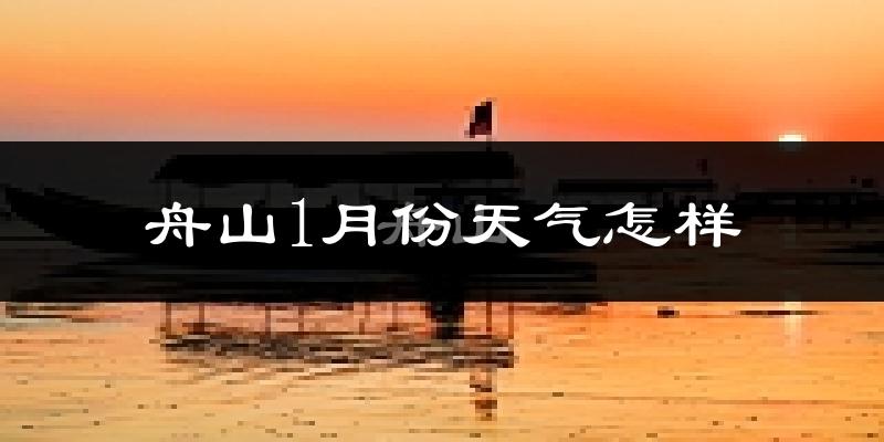 舟山市1月份天气如何?很冷吗?