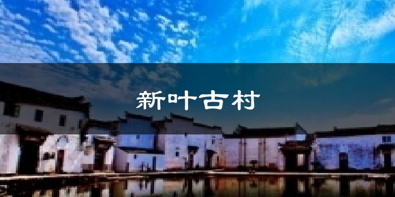 建德新叶古村天气预报未来一周